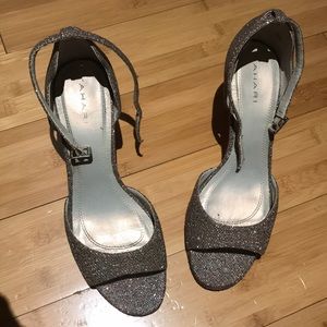 Tahari Sparkly Heels with Scallop